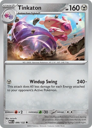 Tinkaton 098/132 (ME01: Mega Evolution) 
