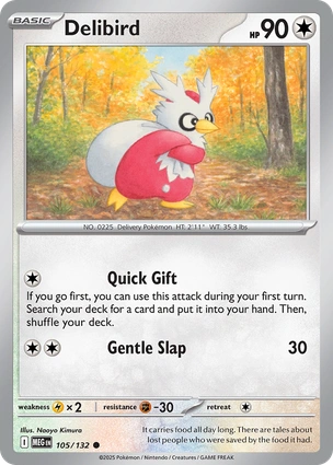 Delibird 105/132 (ME01: Mega Evolution) 