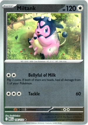 Miltank 106/132 (ME01: Mega Evolution)  - Reverse Holofoil
