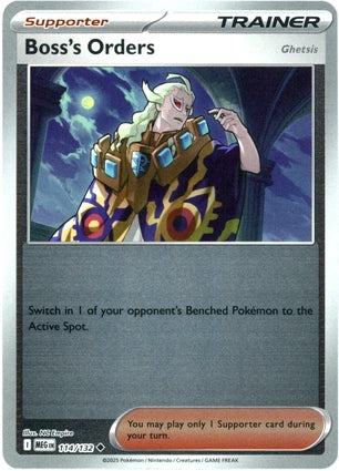 Boss's Orders 114/132 (ME01: Mega Evolution)  - Reverse Holofoil