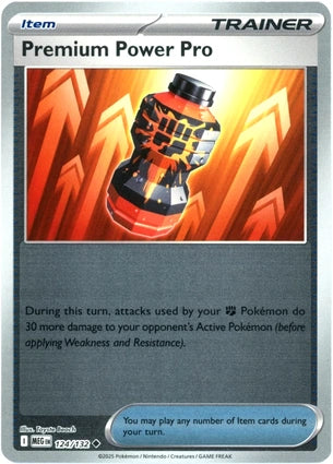 Premium Power Pro 124/132 (ME01: Mega Evolution)  - Reverse Holofoil
