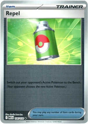 Repel 126/132 (ME01: Mega Evolution)  - Reverse Holofoil