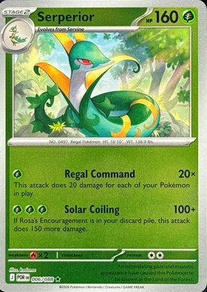 Serperior 006/088 (ME03: Perfect Order)  - Reverse Holofoil