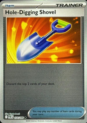 Hole Digging Shovel 074/088 (ME03: Perfect Order)  - Reverse Holofoil