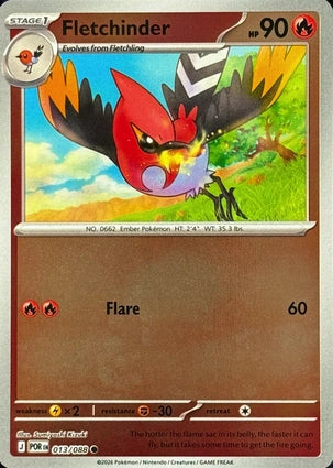 Fletchinder 013/088 (ME03: Perfect Order)  - Reverse Holofoil