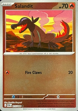 Salandit 015/088 (ME03: Perfect Order)  - Reverse Holofoil