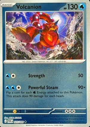 Volcanion 025/088 (ME03: Perfect Order)  - Reverse Holofoil