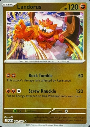 Landorus 041/088 (ME03: Perfect Order)  - Reverse Holofoil