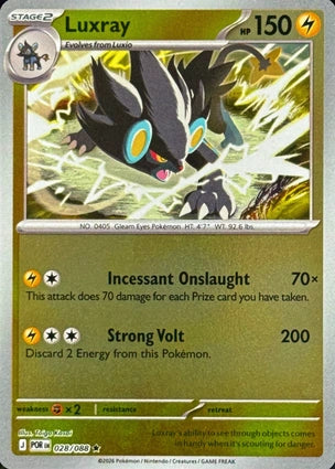 Luxray 028/088 (ME03: Perfect Order)  - Reverse Holofoil