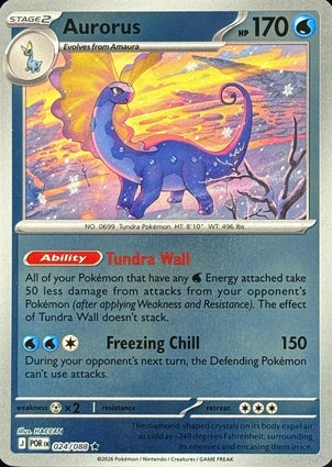 Aurorus 024/088 (ME03: Perfect Order)  - Reverse Holofoil