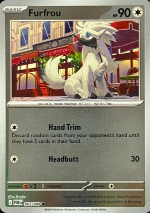 Furfrou 067/088 (ME03: Perfect Order)  - Reverse Holofoil