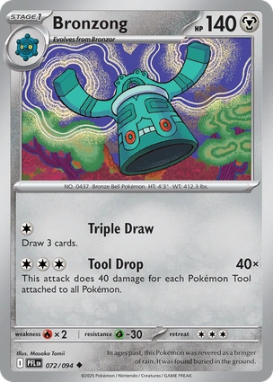 Bronzong 072/094 (ME02: Phantasmal Flames) 