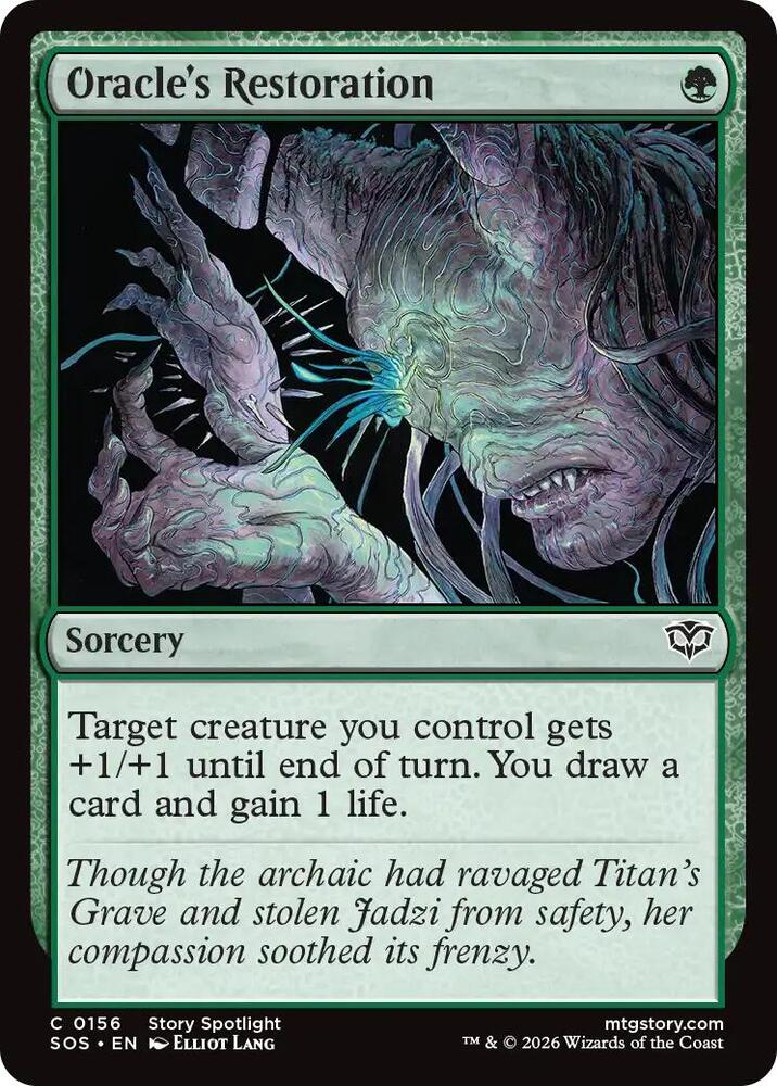 Oracle's Restoration 156 (Secrets of Strixhaven)  - Foil