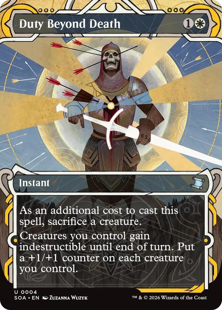 Duty Beyond Death 4 (Secrets of Strixhaven: Mystical Archive)  - Foil