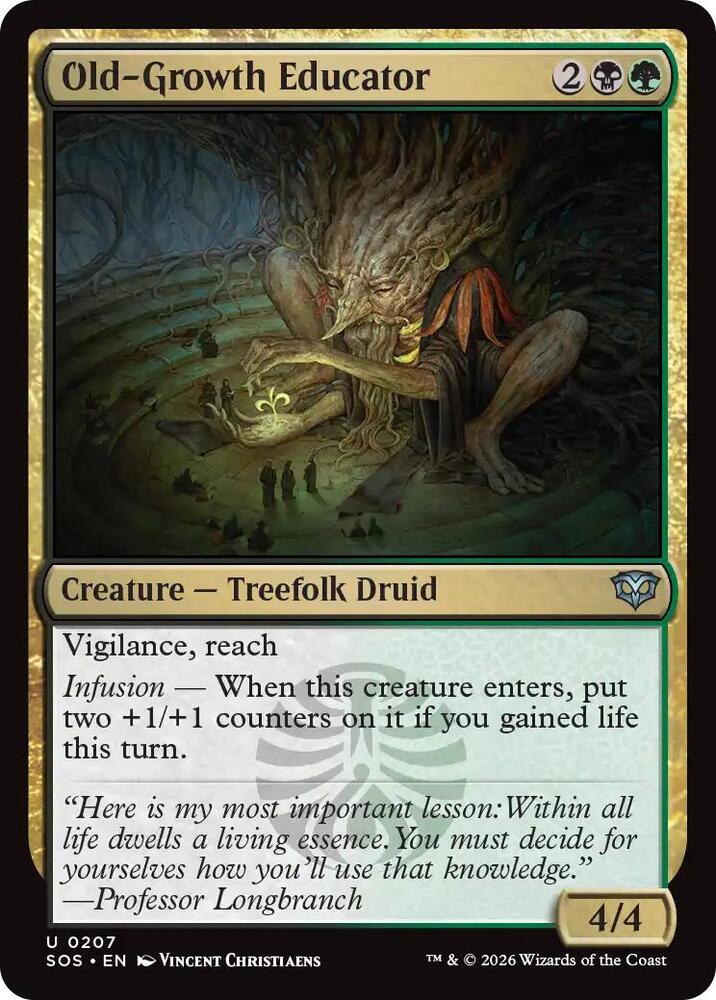 Old-Growth Educator 207 (Secrets of Strixhaven) 