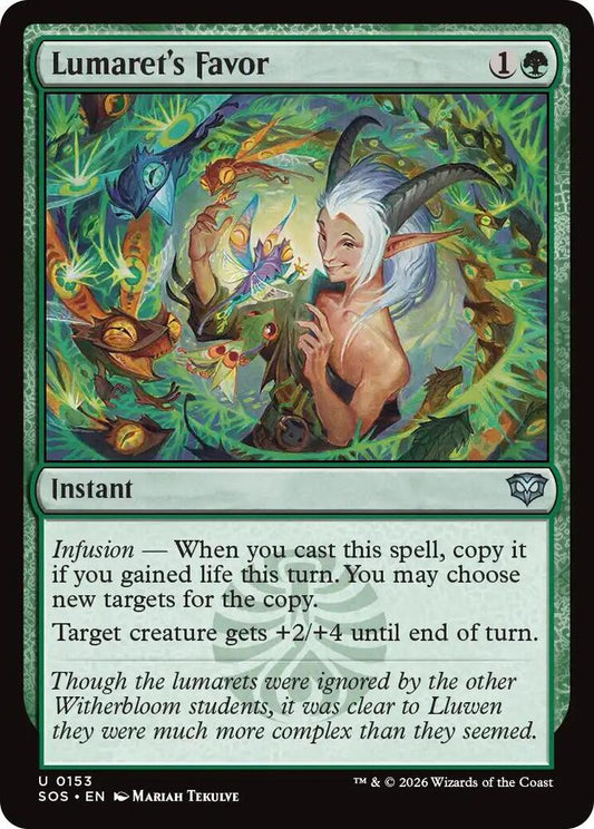 Lumaret's Favor 153 (Secrets of Strixhaven)  - Foil