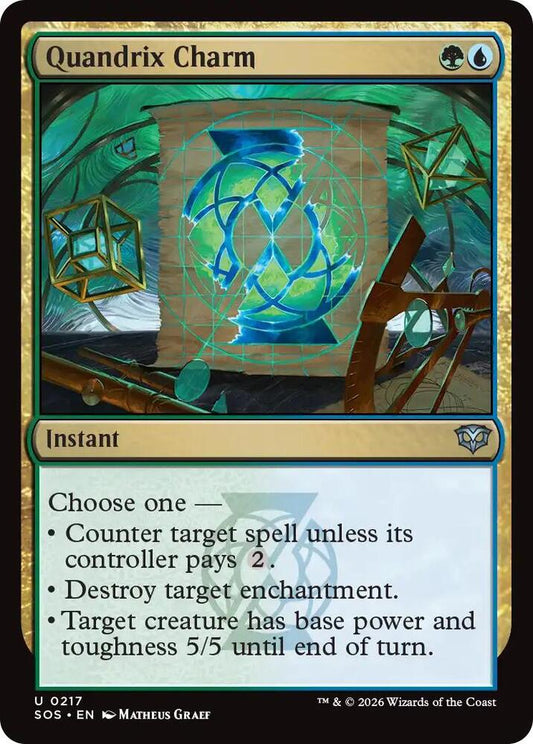 Quandrix Charm 217 (Secrets of Strixhaven)  - Foil