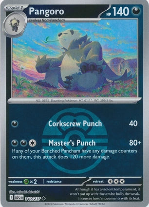 Pangoro 140/217 (ME: Ascended Heroes)  - Love Ball Holofoil