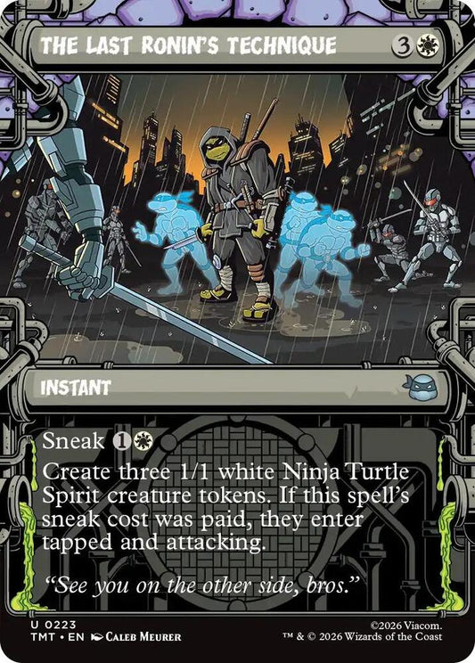 The Last Ronins Technique Showcase (Dupe) 223 (Teenage Mutant Ninja Turtles) 