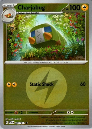 Charjabug 065/217 (ME: Ascended Heroes)  - Energy Holofoil