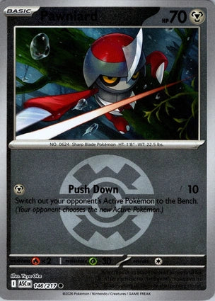Pawniard 146/217 (ME: Ascended Heroes)  - Quick Ball Holofoil