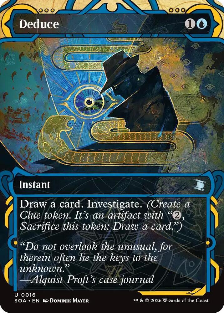 Deduce 16 (Secrets of Strixhaven: Mystical Archive)  - Foil