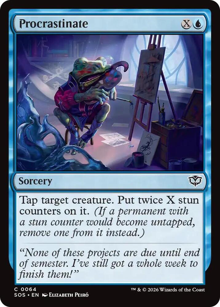 Procrastinate 64 (Secrets of Strixhaven)  - Foil