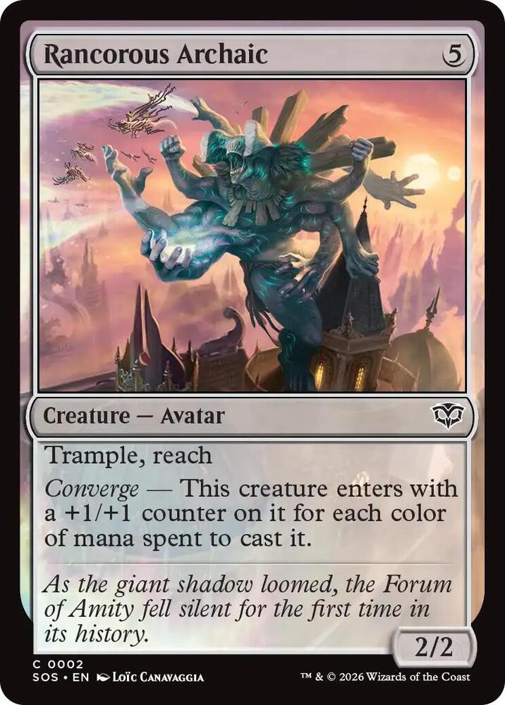 Rancorous Archaic 2 (Secrets of Strixhaven)  - Foil