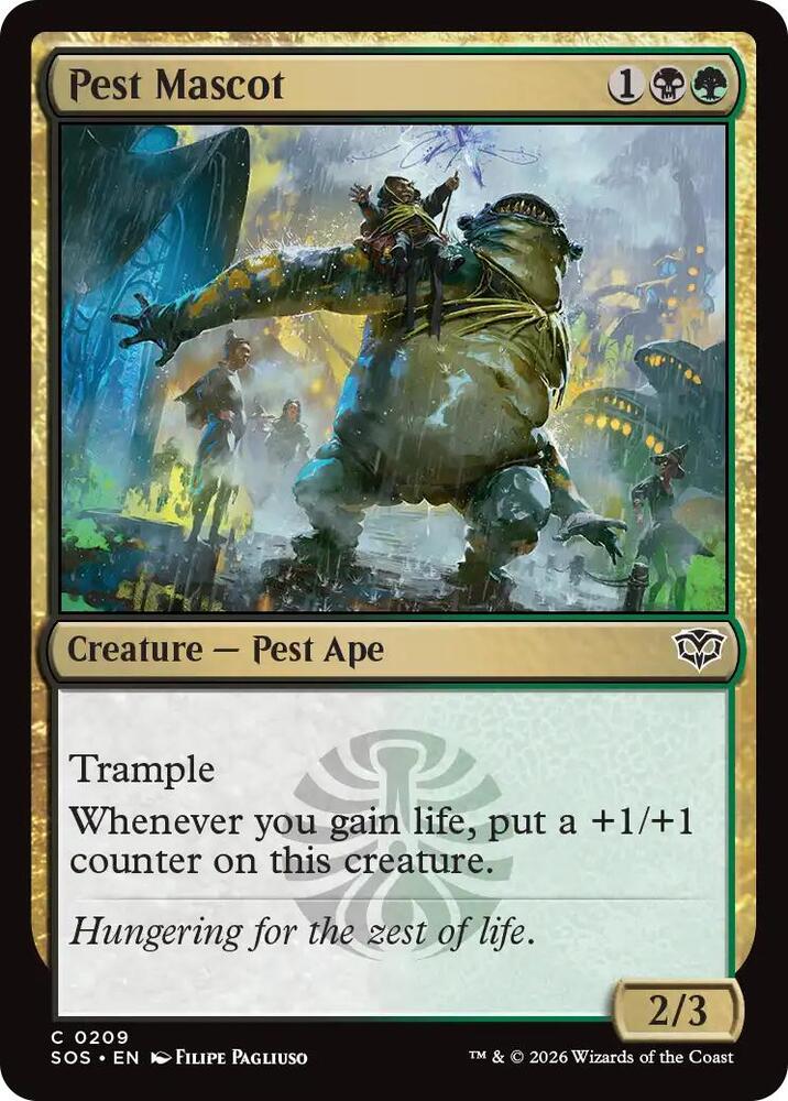 Pest Mascot 209 (Secrets of Strixhaven)  - Foil