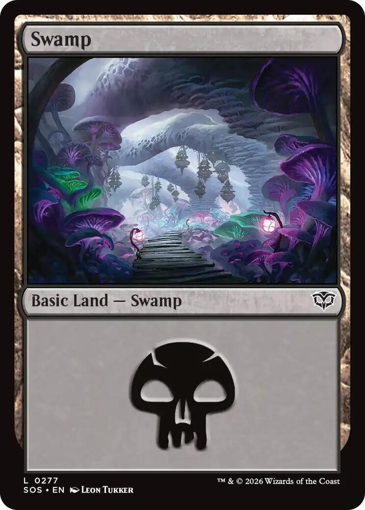 Swamp 277 (Secrets of Strixhaven)  - Foil