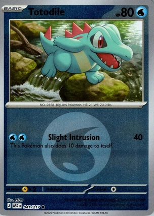 Totodile 041/217 (ME: Ascended Heroes)  - Energy Holofoil