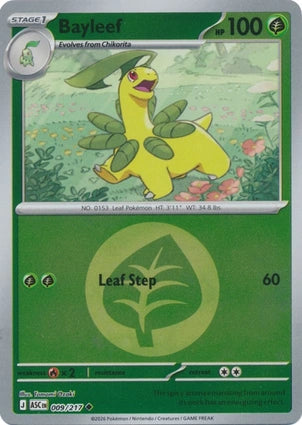 Bayleef 009/217 (ME: Ascended Heroes)  - Energy Holofoil