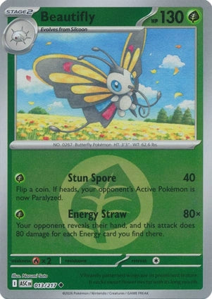 Beautifly 013/217 (ME: Ascended Heroes)  - Energy Holofoil