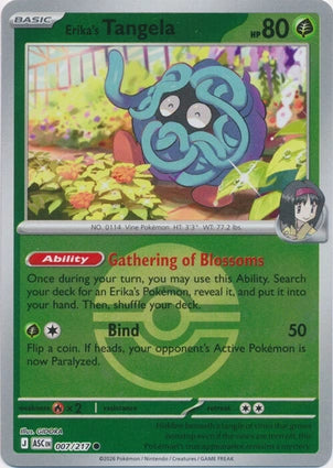 Erikas Tangela 007 217 Poke Ball 007/217 (ME: Ascended Heroes)  - Poke Ball Holofoil