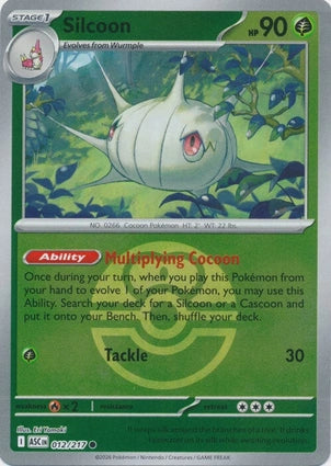 Silcoon 012/217 (ME: Ascended Heroes)  - Love Ball Holofoil