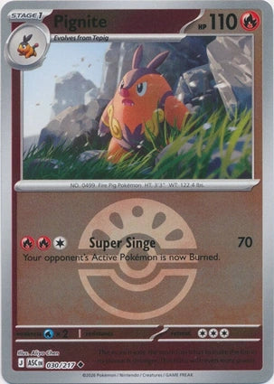 Pignite 030/217 (ME: Ascended Heroes)  - Friend Ball Holofoil