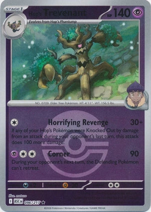 Hop's Trevenant 096/217 (ME: Ascended Heroes)  - Poke Ball Holofoil
