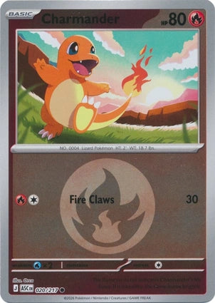Charmander Energy Symbol Pattern 020/217 (ME: Ascended Heroes)  - Energy Holofoil