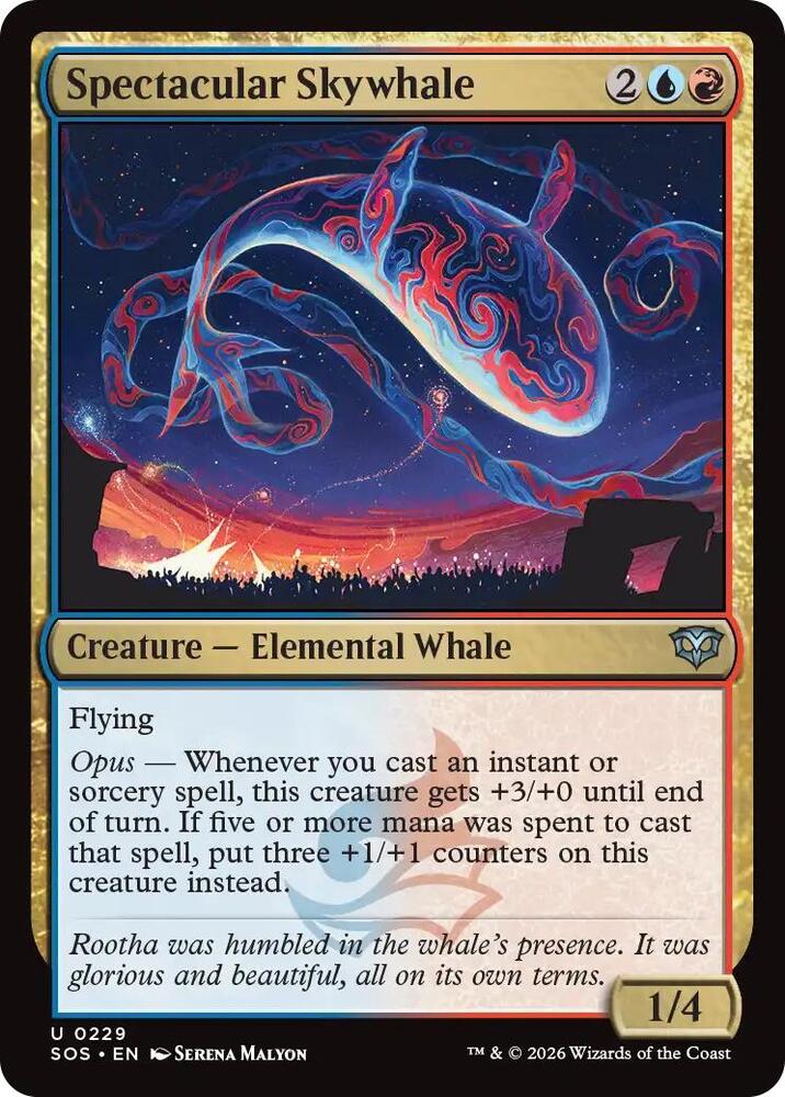 Spectacular Skywhale 229 (Secrets of Strixhaven) 