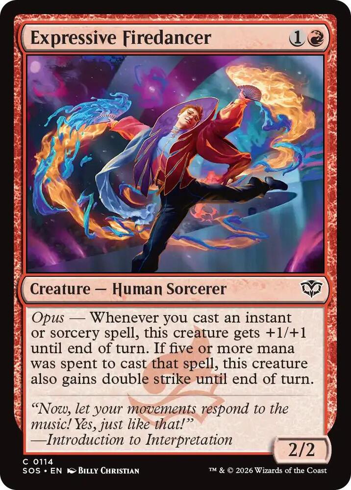 Expressive Firedancer 114 (Secrets of Strixhaven) 