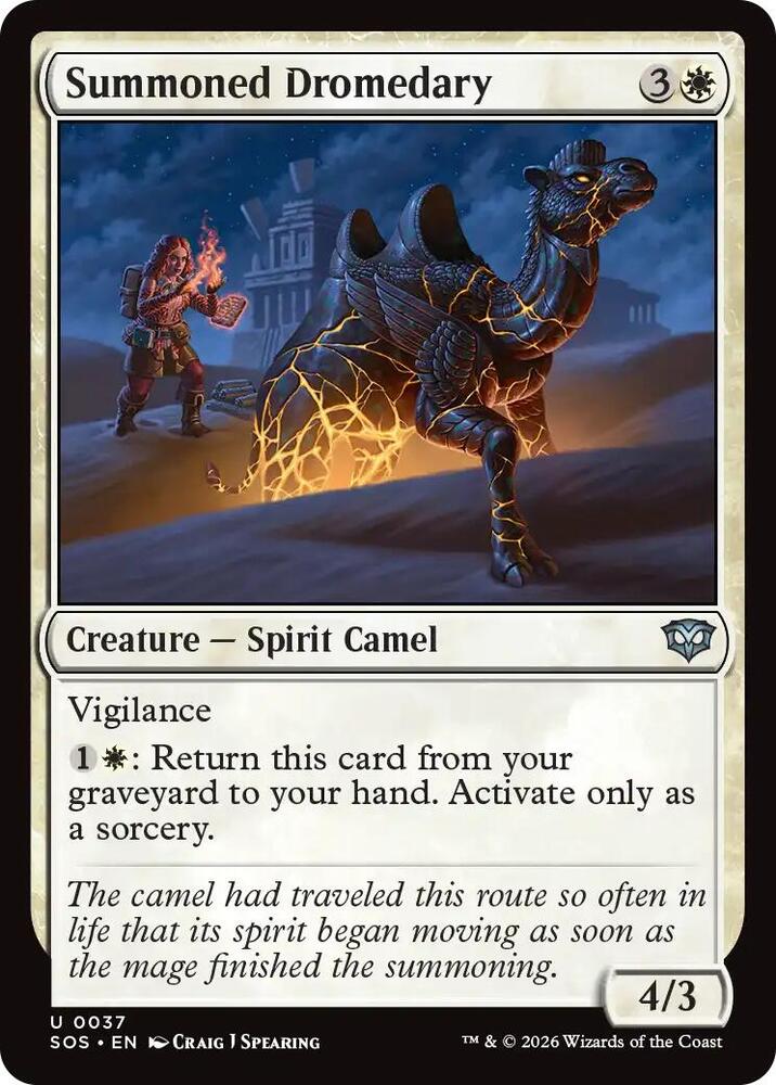 Summoned Dromedary 37 (Secrets of Strixhaven)  - Foil