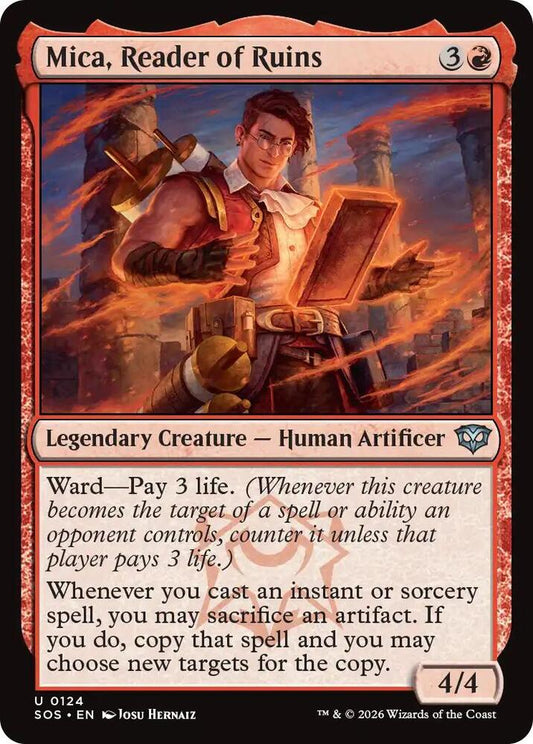 Mica, Reader of Ruins 124 (Secrets of Strixhaven) 