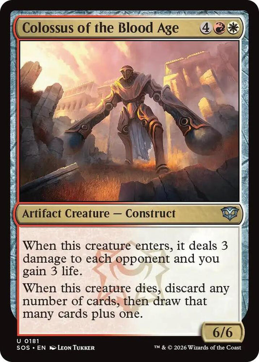 Colossus of the Blood Age 181 (Secrets of Strixhaven)  - Foil