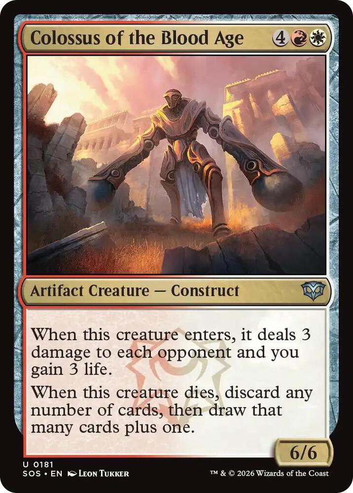 Colossus of the Blood Age 181 (Secrets of Strixhaven)  - Foil