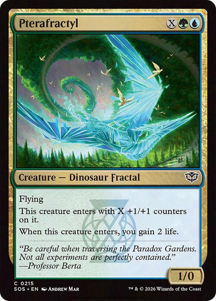 Pterafractyl 215 (Secrets of Strixhaven)  - Foil