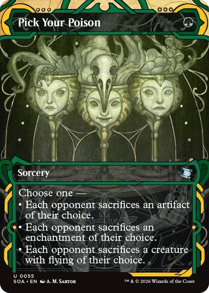 Pick Your Poison 55 (Secrets of Strixhaven: Mystical Archive)  - Foil