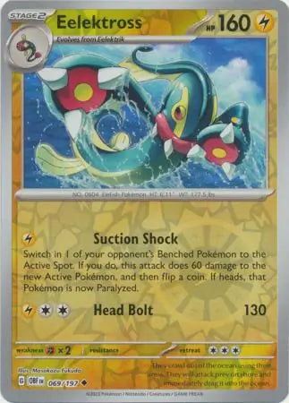 Eelektross 069/197 (SV03: Obsidian Flames)  - Reverse Holofoil