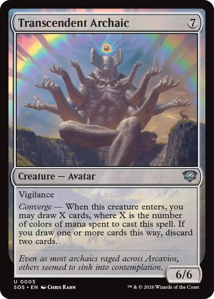 Transcendent Archaic 5 (Secrets of Strixhaven)  - Foil