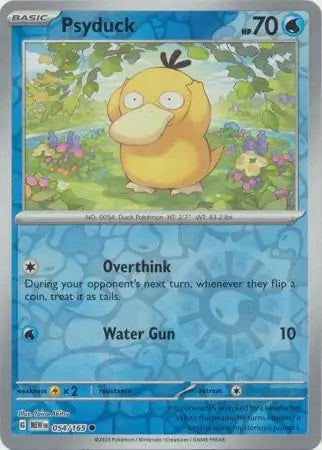 Psyduck 054/165 (SV: Scarlet & Violet 151)  - Reverse Holofoil