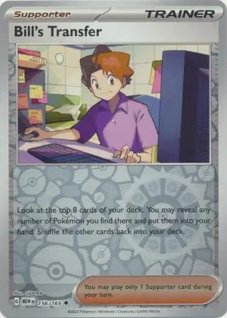 Bill's Transfer 156/165 (SV: Scarlet & Violet 151)  - Reverse Holofoil